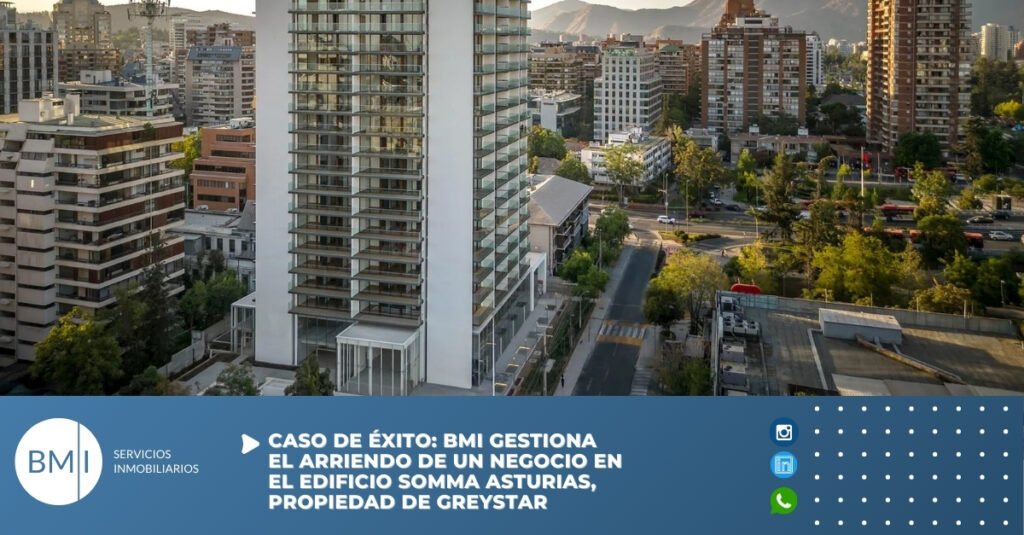 Caso de éxito: BMI gestiona arriendo de negocio en Edificio Somma Asturias
