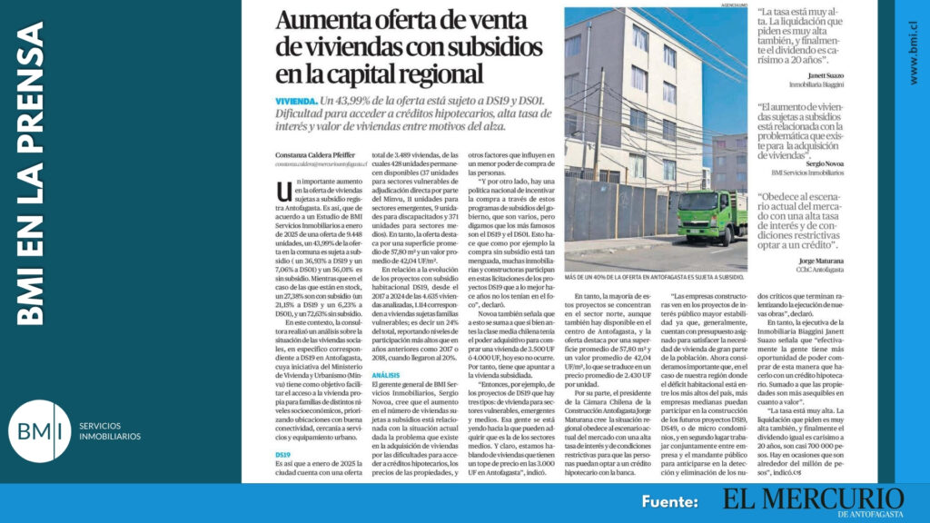 Aumenta oferta de venta de viviendas con subsidios en la capital regional.
