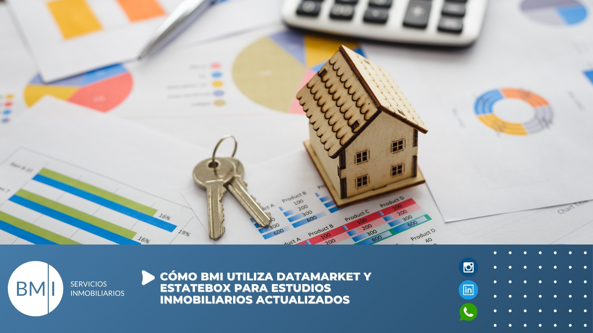 Descubre cómo BMI usa DataMarket y EstateBox para tasaciones y estudios inmobiliarios precisos y actualizados en Chile.