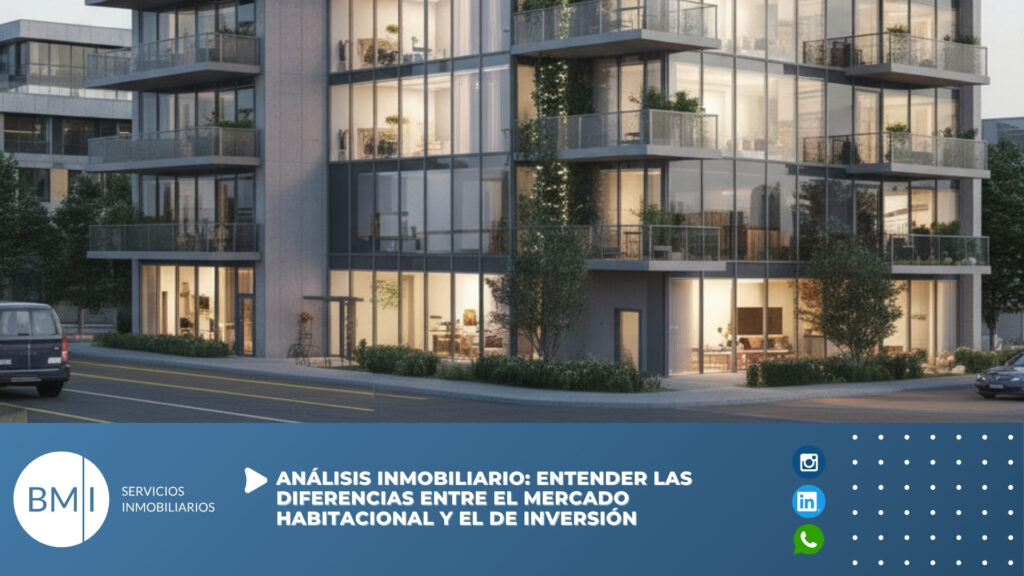 Análisis inmobiliario: entender las diferencias entre el mercado habitacional y el de inversión